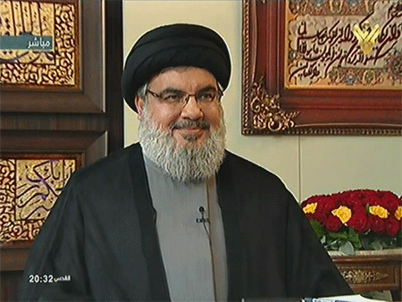 El secretario general de Hezbolá, Sayyed Hassan Nasrolá